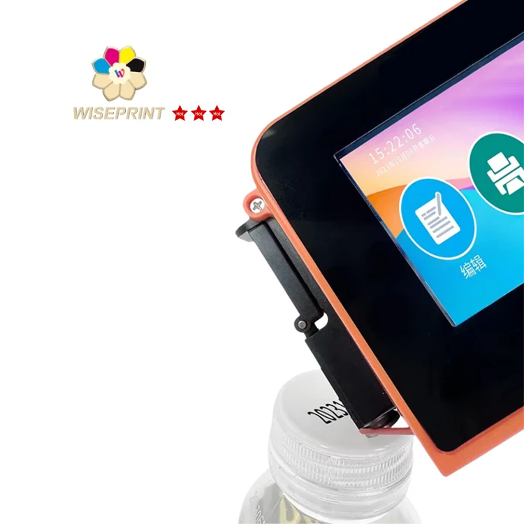 WISEPRINT TIJ 5 Polegada Tela Portátil Máquina de Codificação de Data Mini Impressora jato de tinta portátil HP-WP127MN Pro Impressora jato de tinta portátil