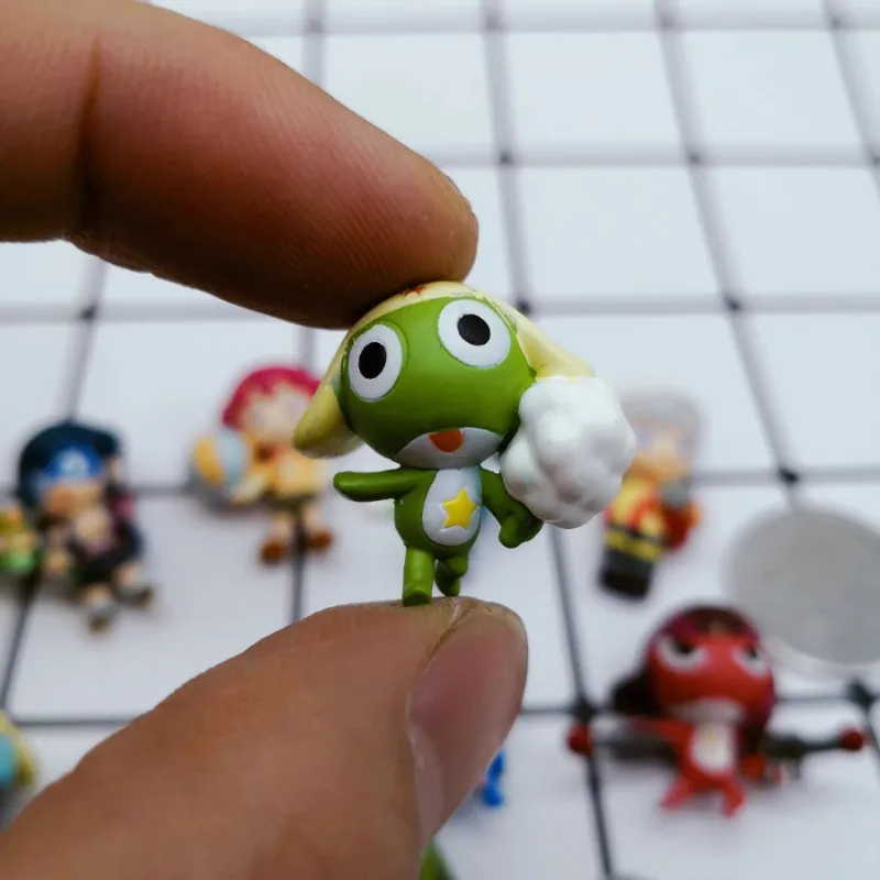 Bandai Bulk Keroro Gunsoo Kikker Team Anime Beeldje Hanger Sleutelhanger Actiefiguren