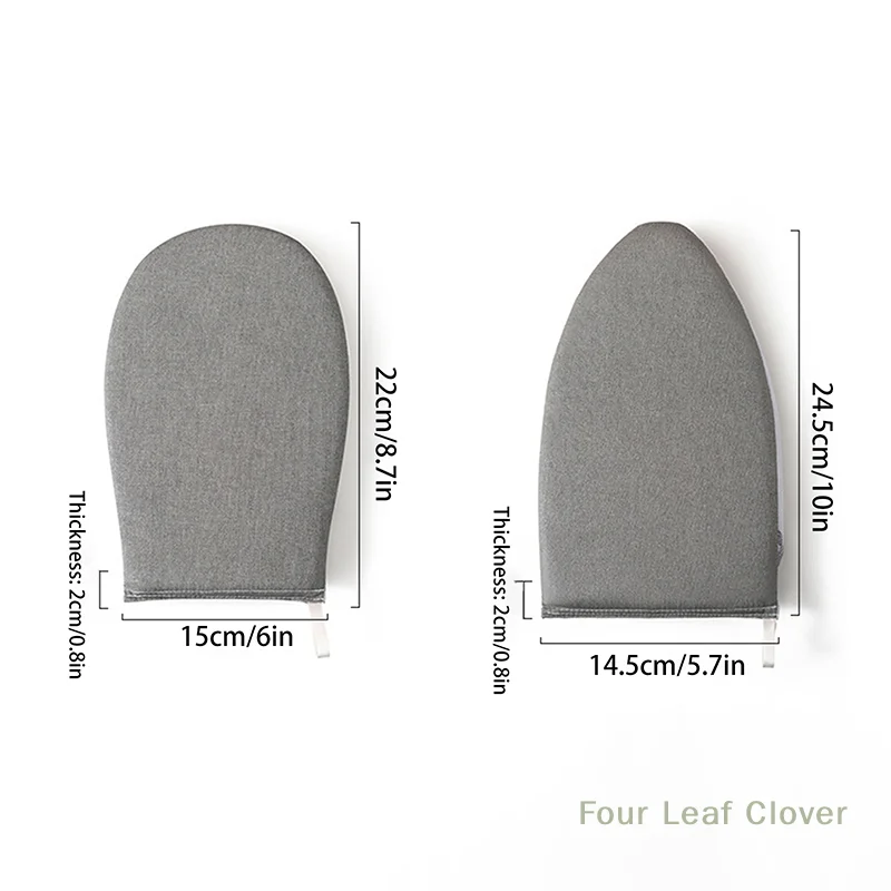 의류 기선 다림질 장갑, 손가락 루프가 있는 방수 미니 다림질 보드 의류 기선 미트 내열성 장갑