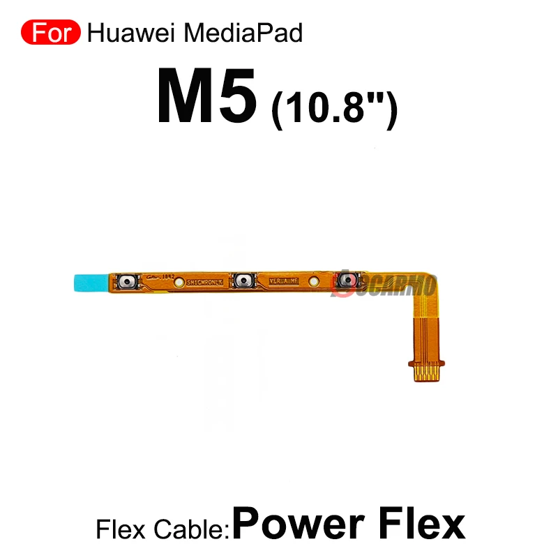 Voor Huawei Mediapad M5 10.8Inch Lcd-Scherm Flex-Aansluiting Moederbord Flex Kabel Aan/Uit Flex Reparatie Onderdelen CMR-AL09 CMR-W09