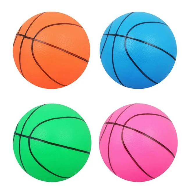 كرة سلة نطاطة صغيرة الحجم قابلة للنفخ، كرة رياضية خارجية قابلة للنفخ للأطفال، لعبة هدية