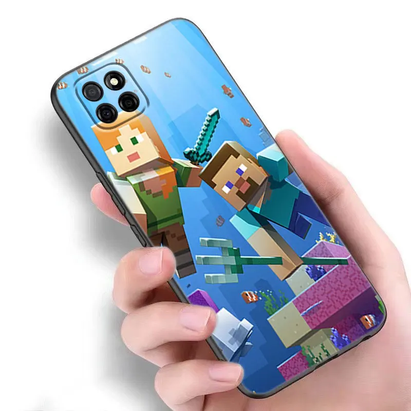 Hot My Mini World Game Phone Case For Samsung A13 A15 A22 A24 A32 4G A33 A34 A35 A52S A53 A54 A55 A73 5G A12 A14 A23 A51 A72