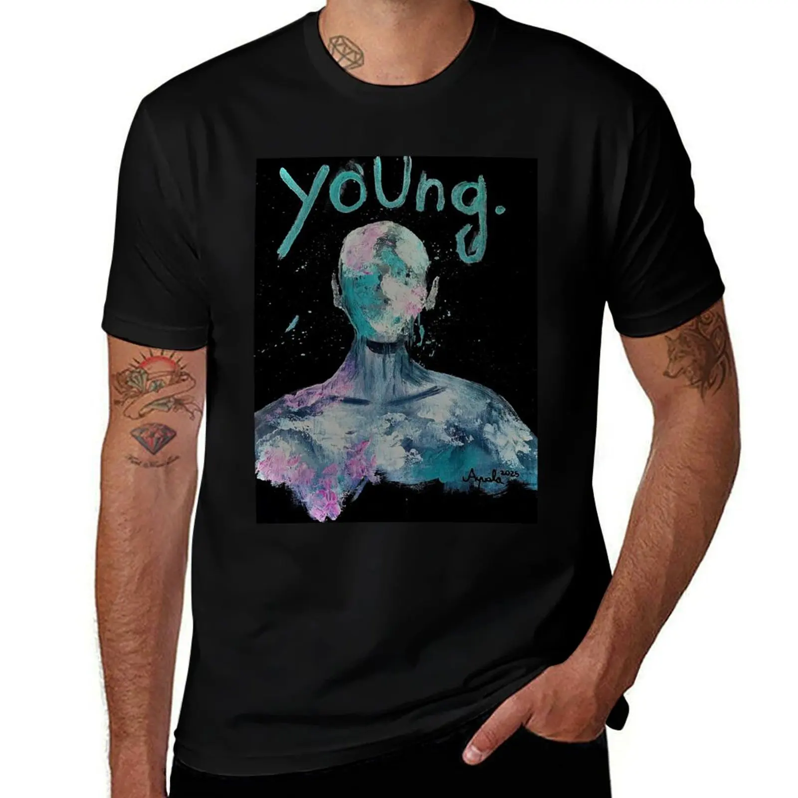 

Young T-Shirt Funny t-shirts funny gifts boys animal print plus size men clothing