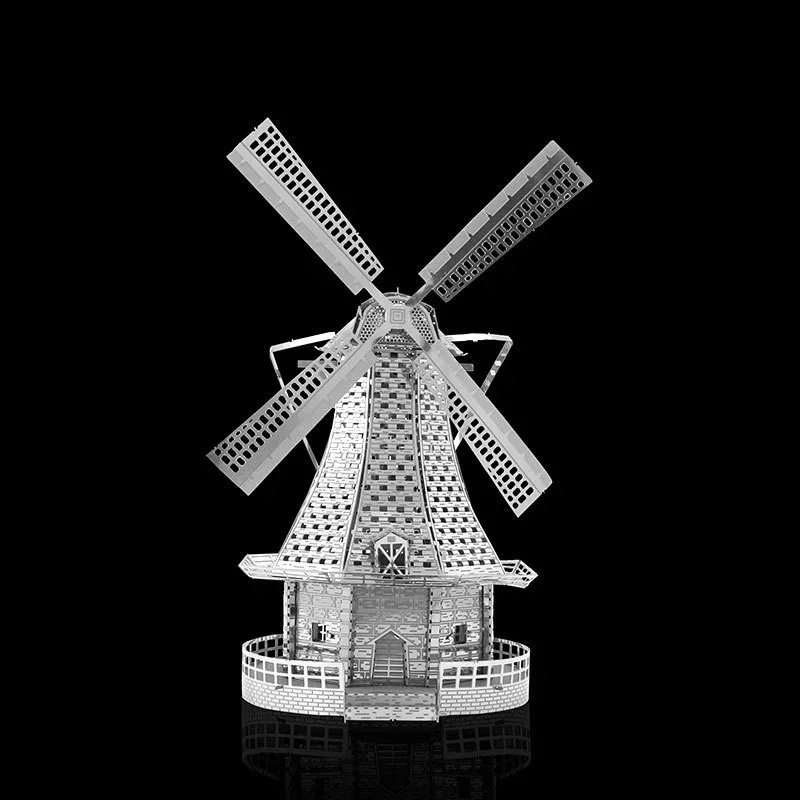 ของเล่นจิ๊กซอว์สำหรับเด็กชุดโมเดลโลหะ3D เอ็มไพร์สเตทตัดด้วยเลเซอร์แบบทำมือ