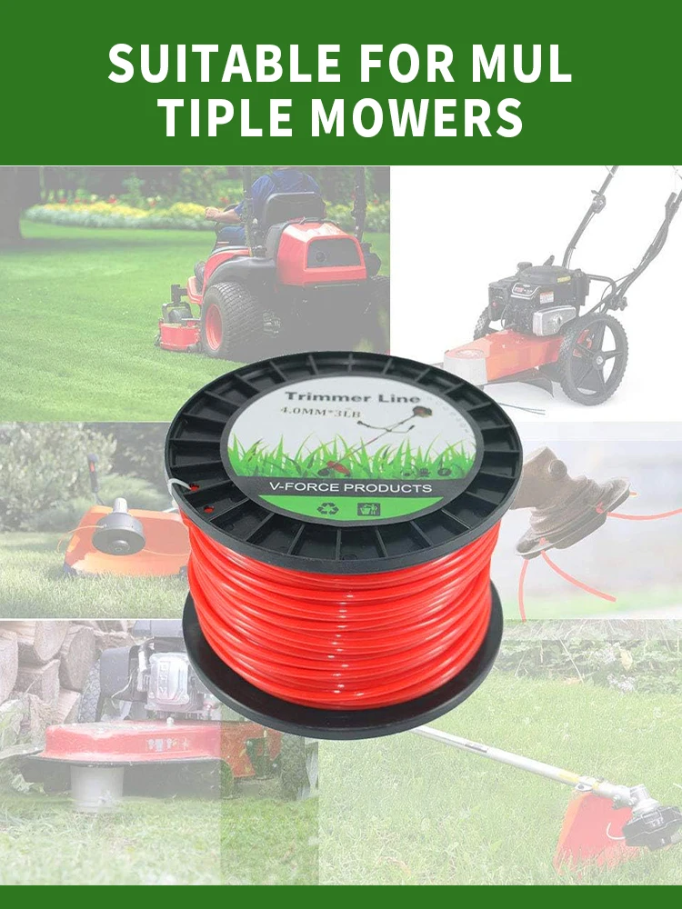 Mowing Nylon Grass Trimmer Rope Brush Cutter Strimmer Line Mowing Wire Lawn Mower Accessory