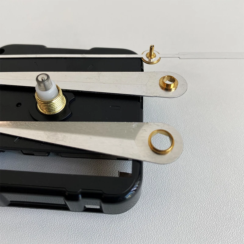 Ostar F333 사일런트 무브먼트 플라스틱 메커니즘, 검은색 손 액세서리, 스윕 쿼츠, DIY 시계 키트