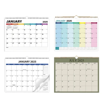 1Pc 2025 Wandkalender Dagelijkse Maandkalender Thuis Hangende Record Grote Familie Kalender Muur Planner Schema Board
