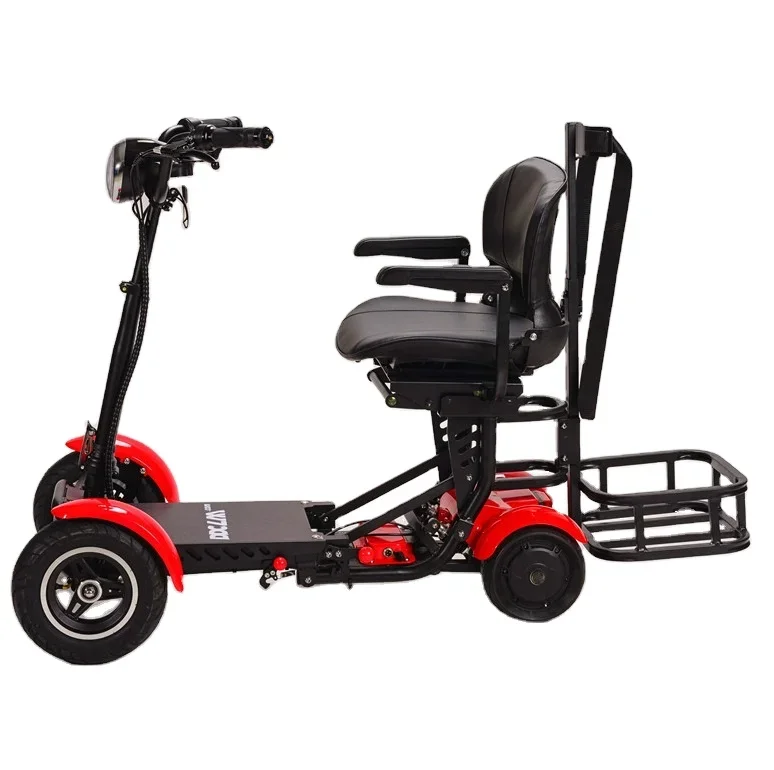 4 Wheel Mobility Medical Fold Up Fat Tire Golf Scooters For Adults Handicapped For Elderly