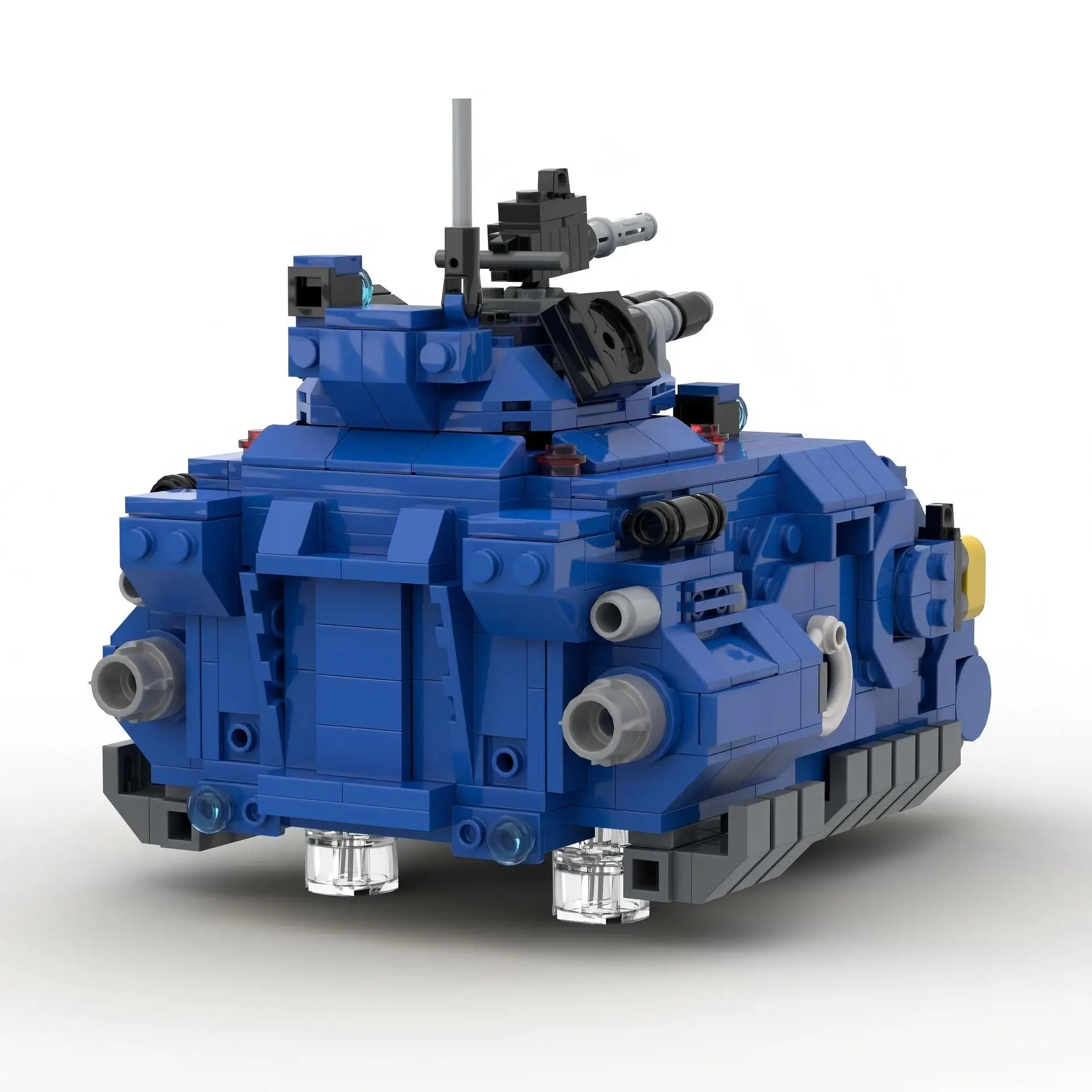 Conjunto de blocos de construção de tanque, série militar, veículo transportador de tropas blindadas, tijolos moc, ornamentos, brinquedo criativo de aniversário para crianças, presente