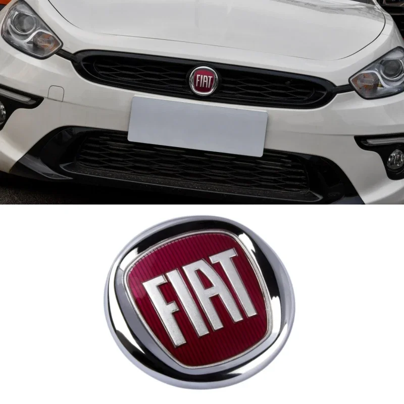 1 Peça Emblema Adesivo para Grade Dianteira e Capô de Carro, Acessório de Personalização para FIAT 500 Grande Punto Panda Punto Stilo Siena 600