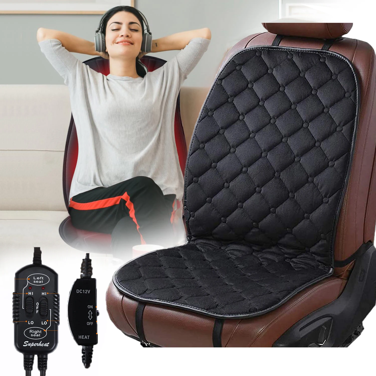 #52 Ranked Heated Seat Covers Picks in 2026
