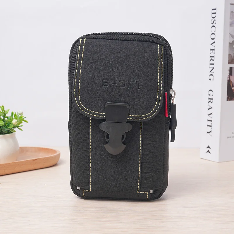 Mann Gürtel Tasche Handy Tasche für Männer Telefon Holster Tasche Molle Taille Tasche Pack Kleine Taktische Duty Gürtel Rucksack Karte Halter – Detail 5