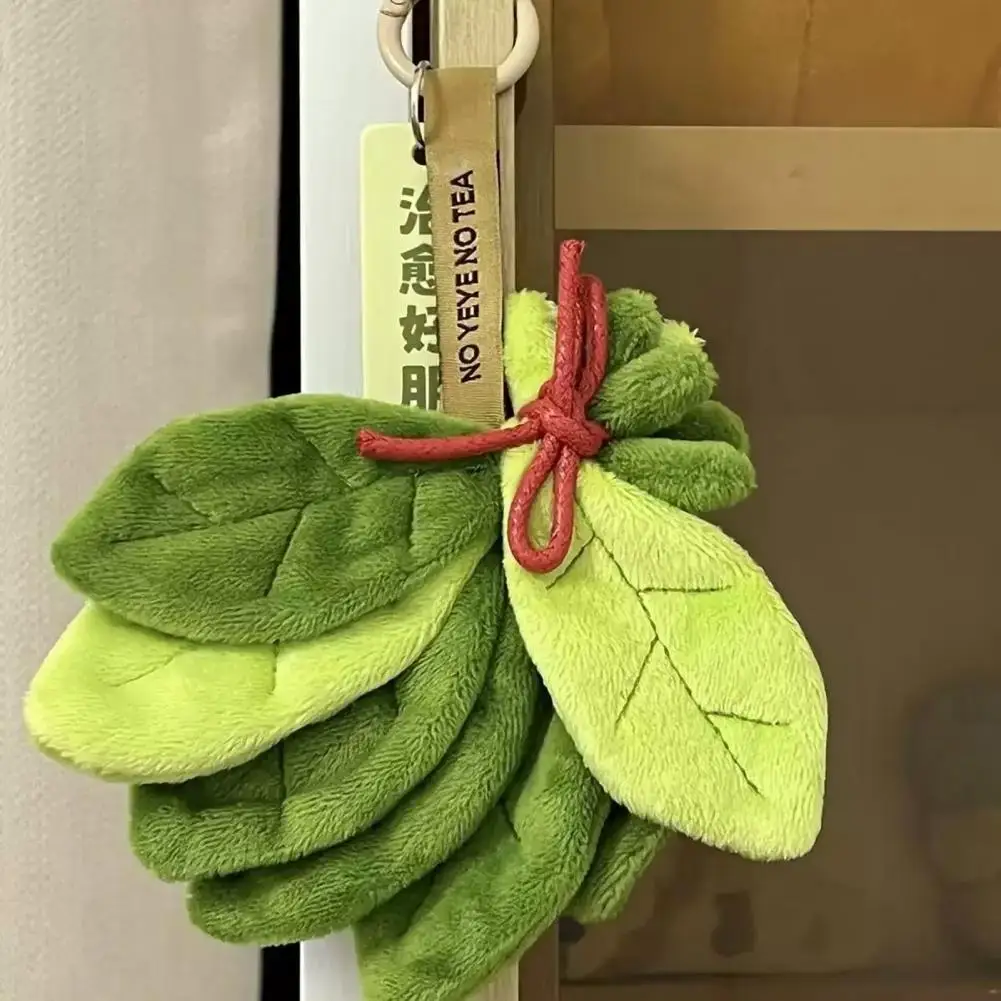 LLavero de hoja de Pomelo de la suerte, colgante tradicional de la fortuna, hoja de pomelo para bolso, mochila, limpieza malvada, regalo de decoración para el hogar y el coche