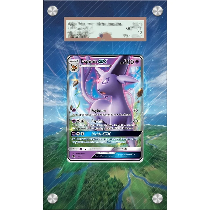 

Акриловый защитный футляр для коллекционных фигурок Покемон Эспеон GX, аниме-товаров, игрушек, подарков