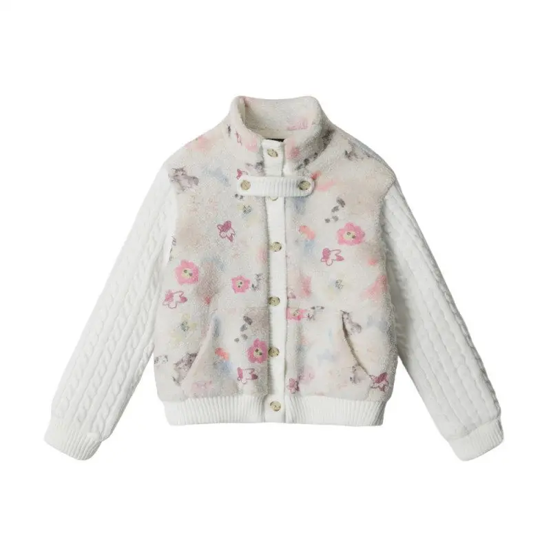 

HeyHenry женская тонкая хлопковая куртка с бархатным воротником из ягненка, зимняя верхняя одежда, корейская лоскутная длинная све, свободная посадка