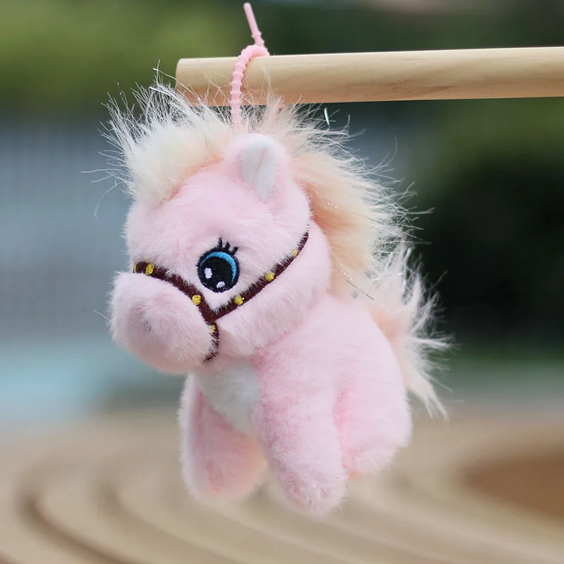 2026 Het Jaar van het Paard Sleutelhanger Feestcadeaus Pluche Paard Sleutelhangers op de Telefoon Nieuwjaar Sleutelhanger voor Tassen Nieuwjaarscadeaus