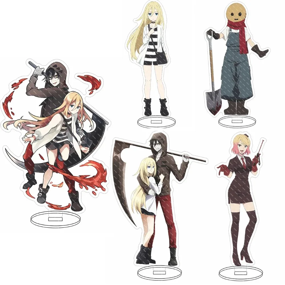 Anime Game Angels of Death Ray&Zack Acrylic Stand Model Toys Collectible Cartoon Print Cosplay Stand Figure Desk Decor Fans Gift