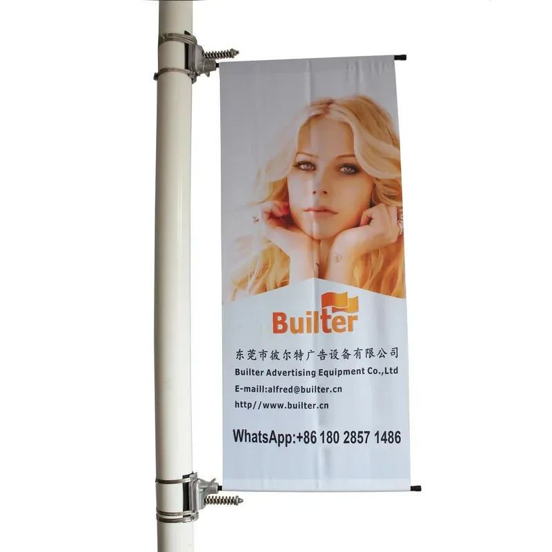 Metal Light Pole Advertising Banner Factory