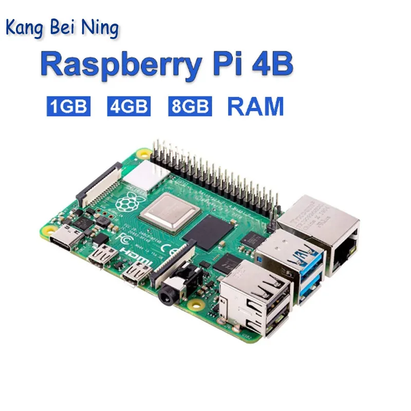 

Original Raspberry Pi 4 Model B 2GB 4GB 8GB RAM 64bit QuadCore CPU 1.5GHz Built-in WiFi BLE Pi 4B Speeder Than Raspberry Pi 3B+