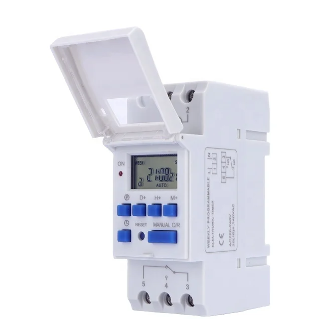 5 pièces bas prix 15A 16A LCD AC 110V 220V numérique hebdomadaire quotidien 24 heures Programmable minuterie automatique interrupteur
