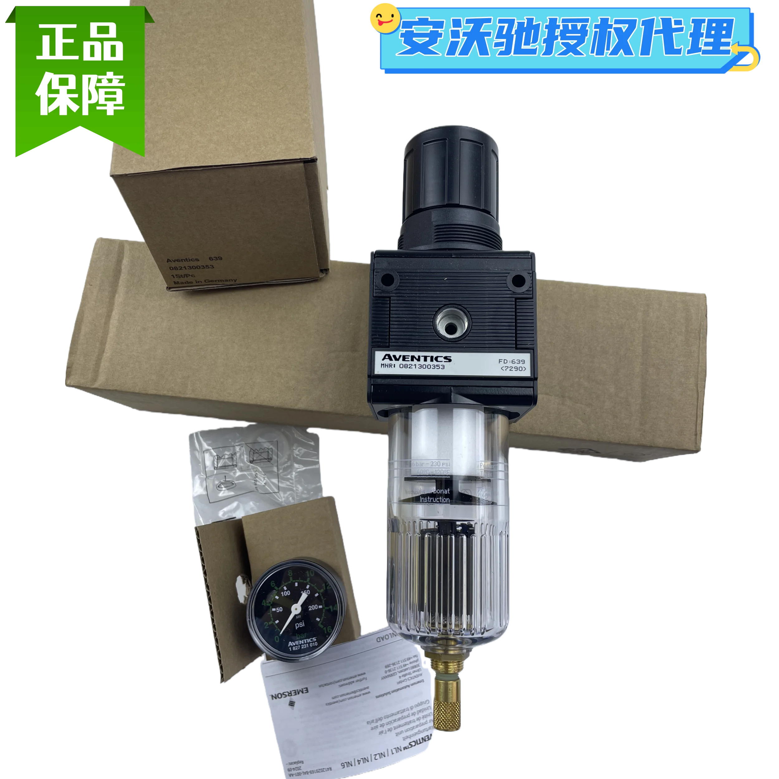 AVENTICS Pressure Regulating Valve 0821300300, 0821300351, 0821300353, 0821300354