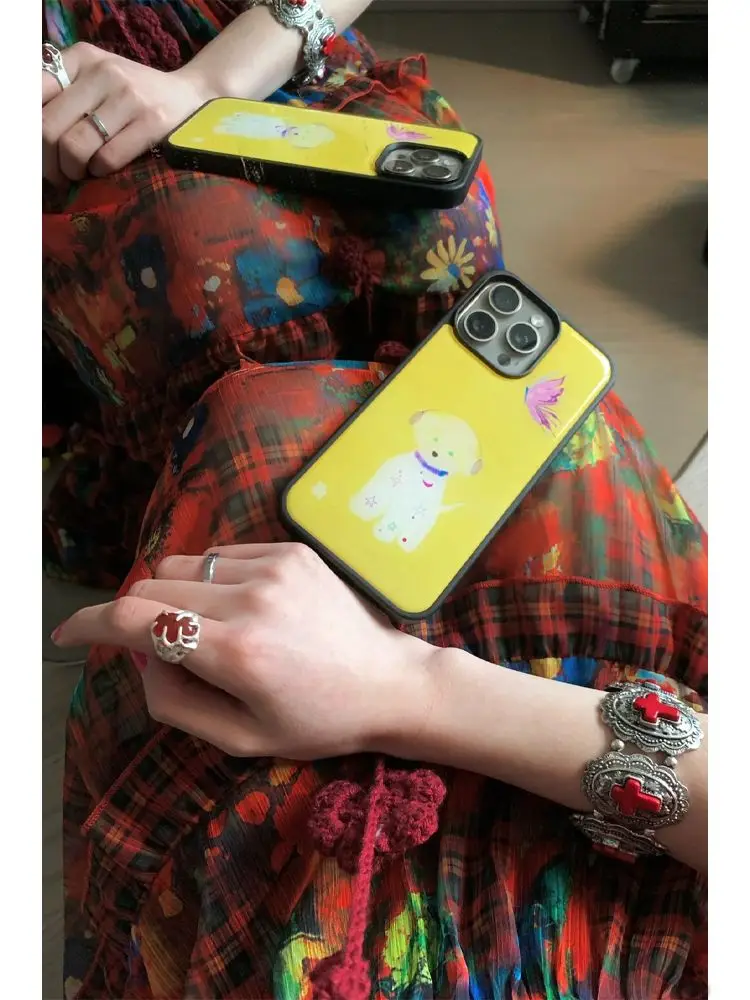 Summer Dress for Women New High-end French Retro Style Advanced Designed Niche Temperature V-neck Suspender Floral Dress