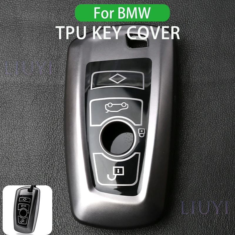 

For BMW 3 4 5 Series Key Case X3 X4 M3 M4 F20 F21 F22 F25 F30 F31 Soft TPU Key Case Protective Case Car Interior Accessories