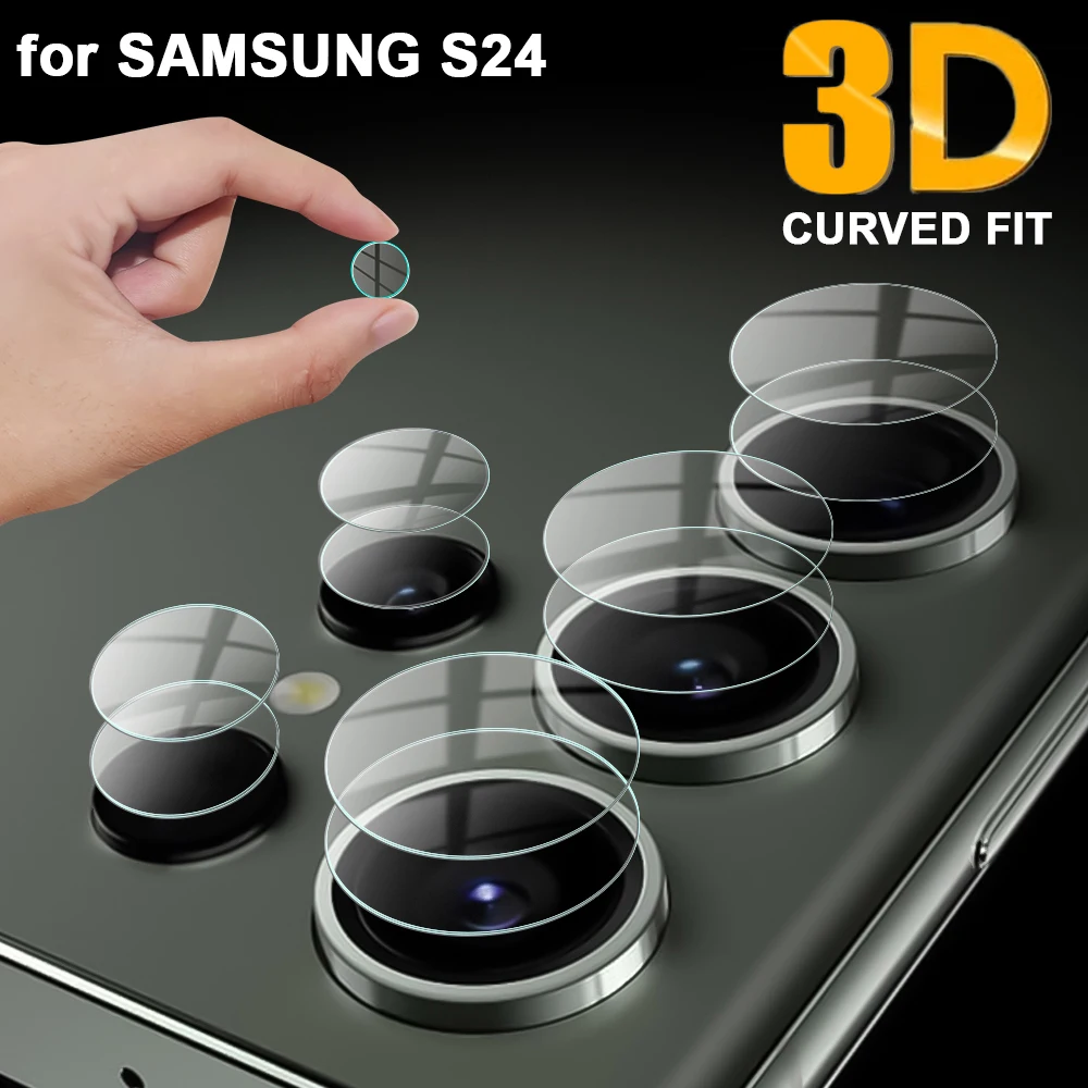 5-1 Set Tempered Glass Mobile Phone Camera Protectors HD Clear Camera Lens Films for Samsung Galaxy S24/S24 Plus/S24 Ultra