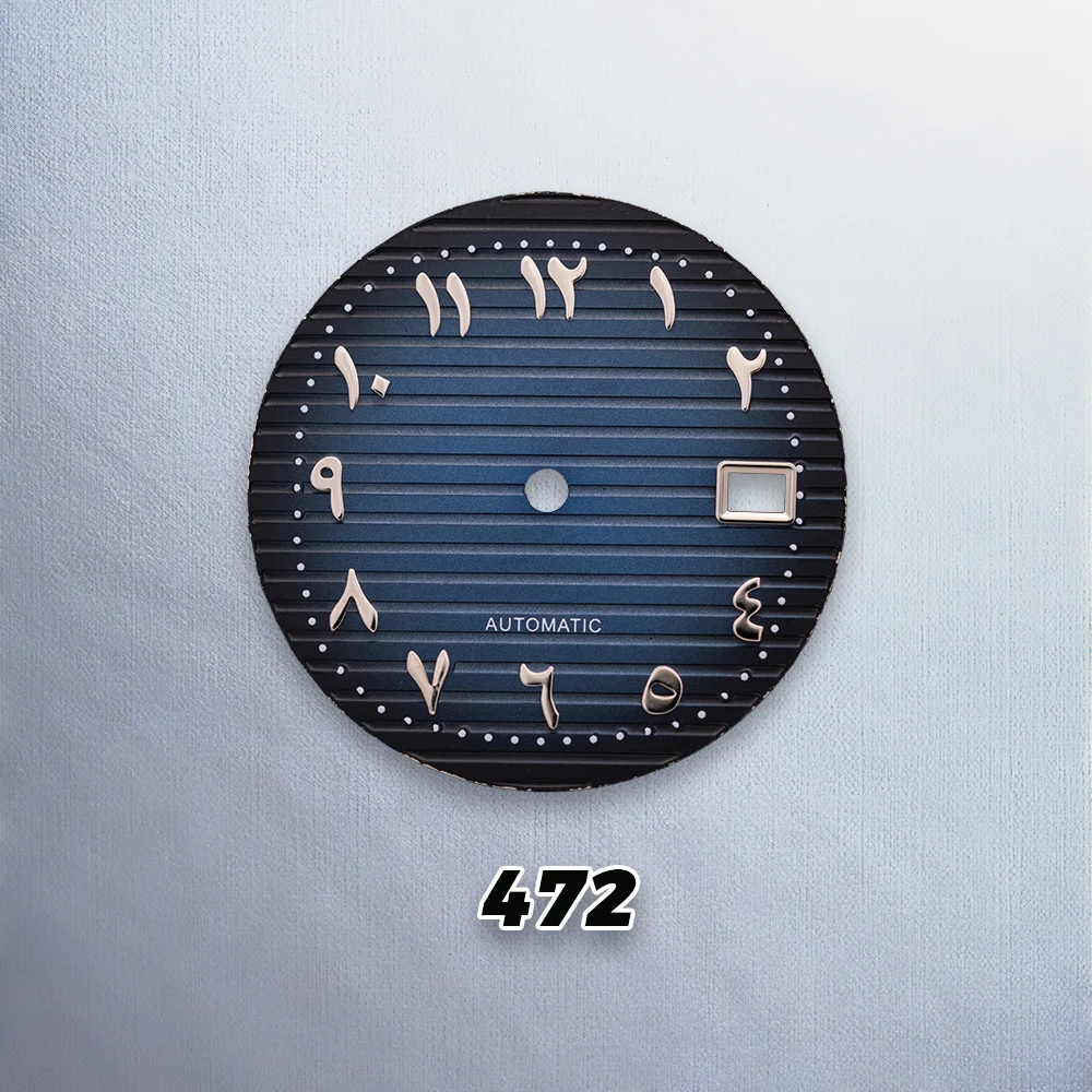 30.5 مللي متر S شعار N-autilus العربية الهاتفي الأخضر Noctilucent صالح NH35 NH36 حركة ساعة عالية الجودة تعديل الملحقات