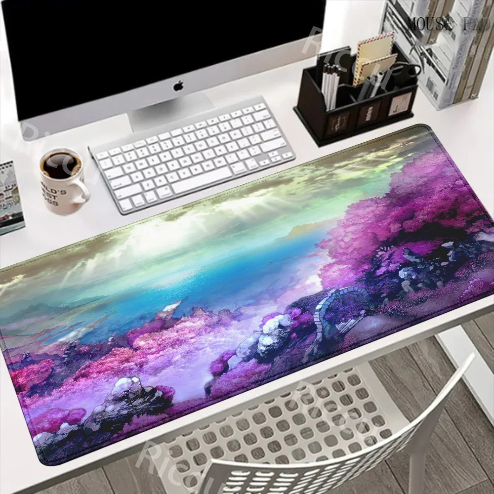 Final Fantasy XIV Mouse pad XXL Keyboard PC Rubber Mice Mat Table Mat HD Print Game Lock Edge Mousepad Desktop Decorative Mat ?