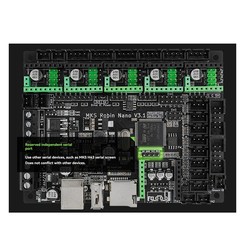 MKS Robin Nano V3.1 for 3D Printer Control Board 32Bit Motherboard Support Marlin2.0 Support TFT Core-A23R
