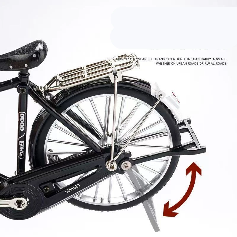 향수를 불러일으키는 복고풍 스타일 조립 DIY 자전거 28 자전거 합금 자전거 모델 장난감 DIY 모델 장식품 장난감