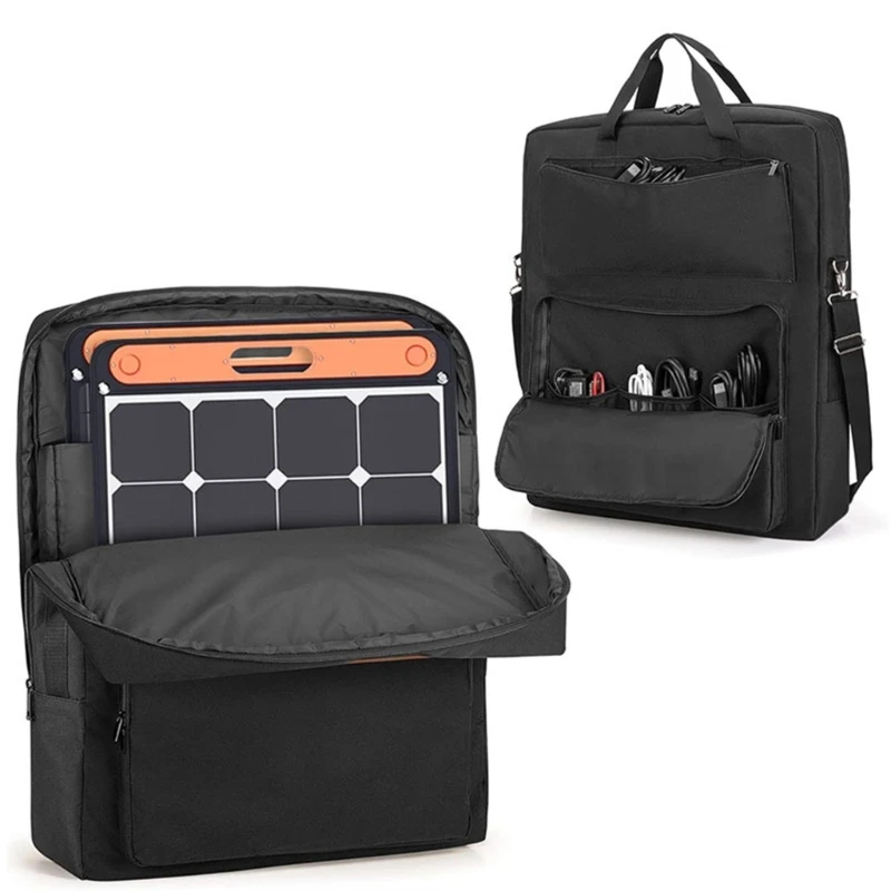 Soluzione archiviazione del pannello solare per Solix PS100 PS200 detiene 2 pannelli con tasche KXRE