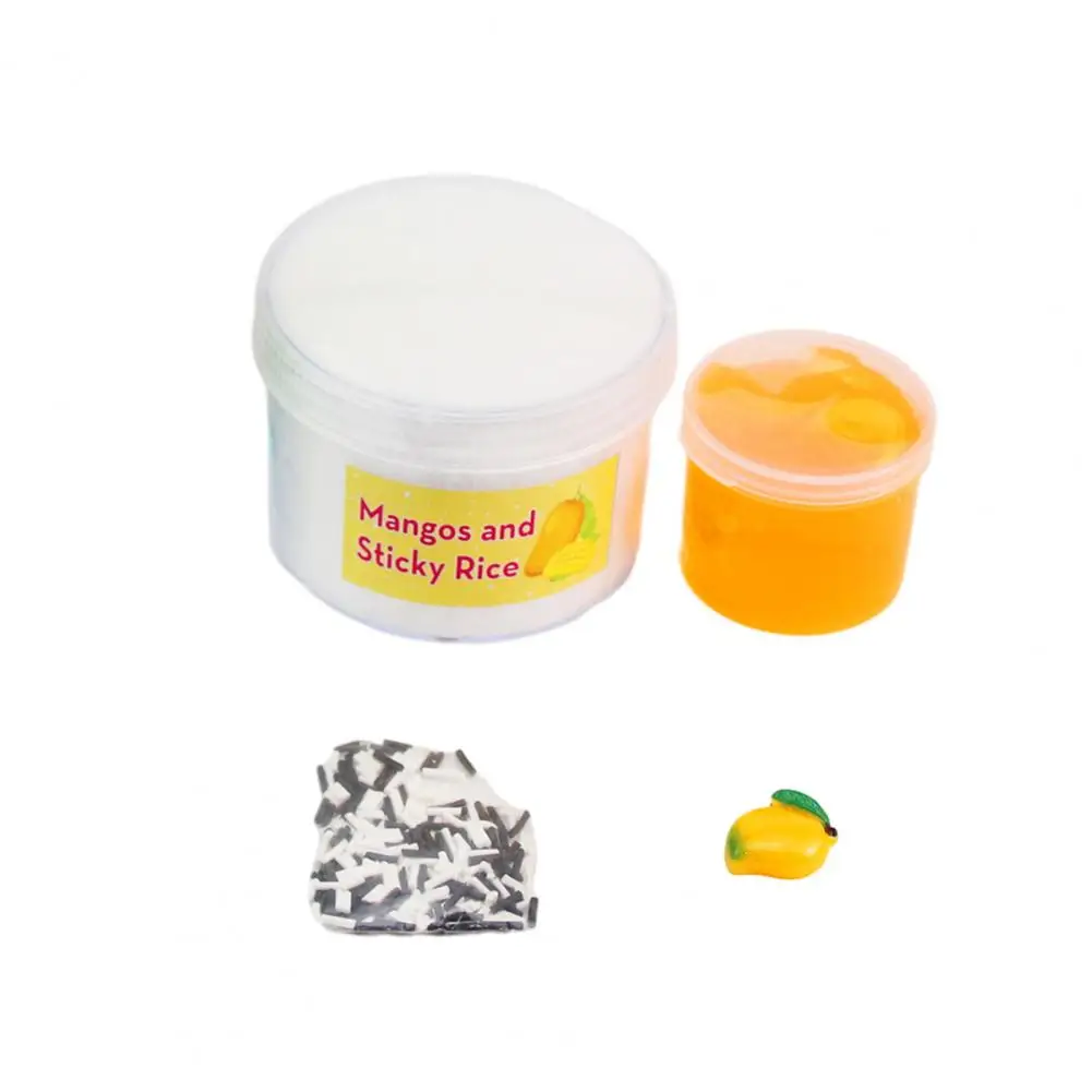 Gekleurde Klei Speelgoed Herbruikbare Gelei Klei Zachte Mango Accessoires Jelly Clay Speelgoed Set Voor Stress Verlichting Non Stick Voor Kinderen Voor Jongens