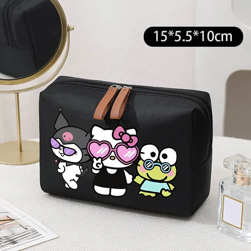 HelloKittys Zipper Cosmetic Bag Cute Makeup Bag for Women Travel Make Up Toiletry Bag Washing Women Lipstick Storage Pouch Gift