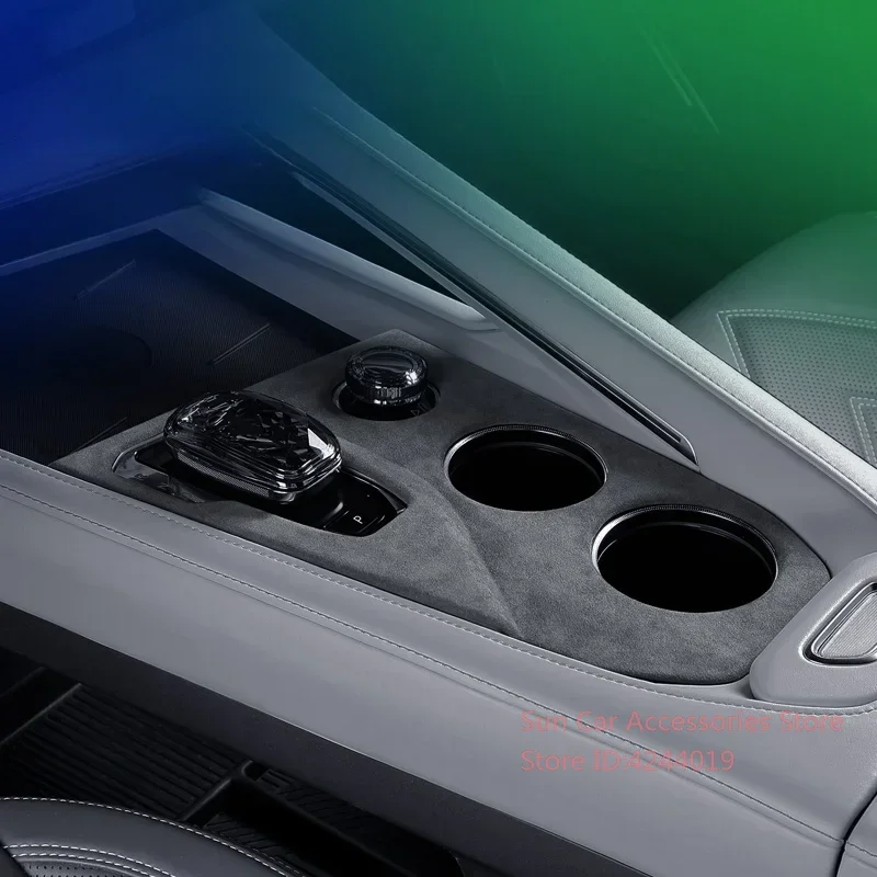 

For ZEEKR 001 2021-2024 Central Control Panel Alcantara Fur Protector Interior Modification Auto Supplies