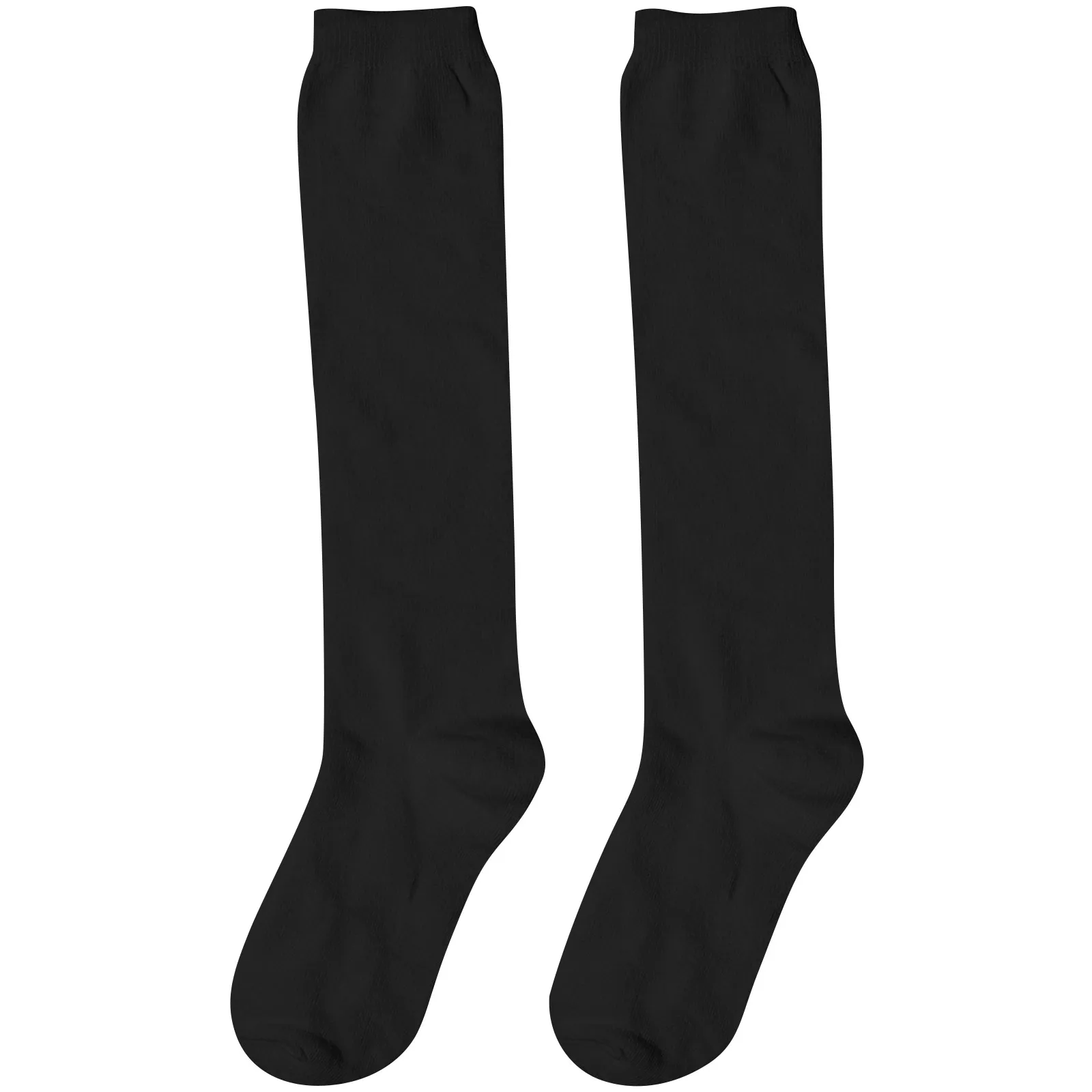 Schwarze lange Baumwollsocken für Damen, sexy Overknee-Strümpfe, modische, lässige und vielseitige Socken, dekoratives Zubehör
