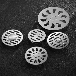 1Pcs Stainless Steel Sewer Floor Drain Cover Filter Kitchen Anti-Clogging Sink Bathroom Accessories