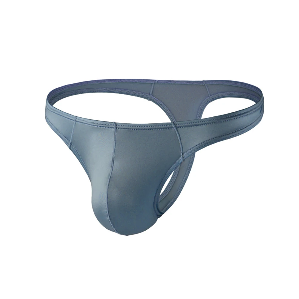 Shiny Satin T-back Thong G-strings Satin Pouch White Glossy Underwear 95 Nylon All Seasons Brand New Short Length