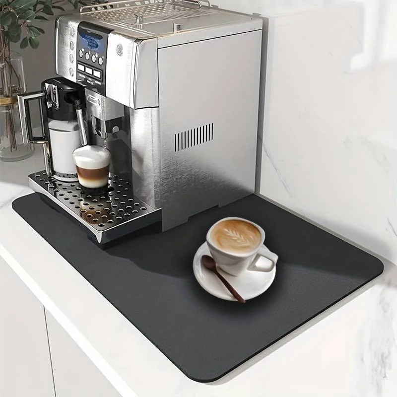 Super Antiskid Large Kitchen Absorbent Draining Mat Super Absorbent Draining Coffee Dish Drying Mat Quick Dry Bathroom Drain Pad