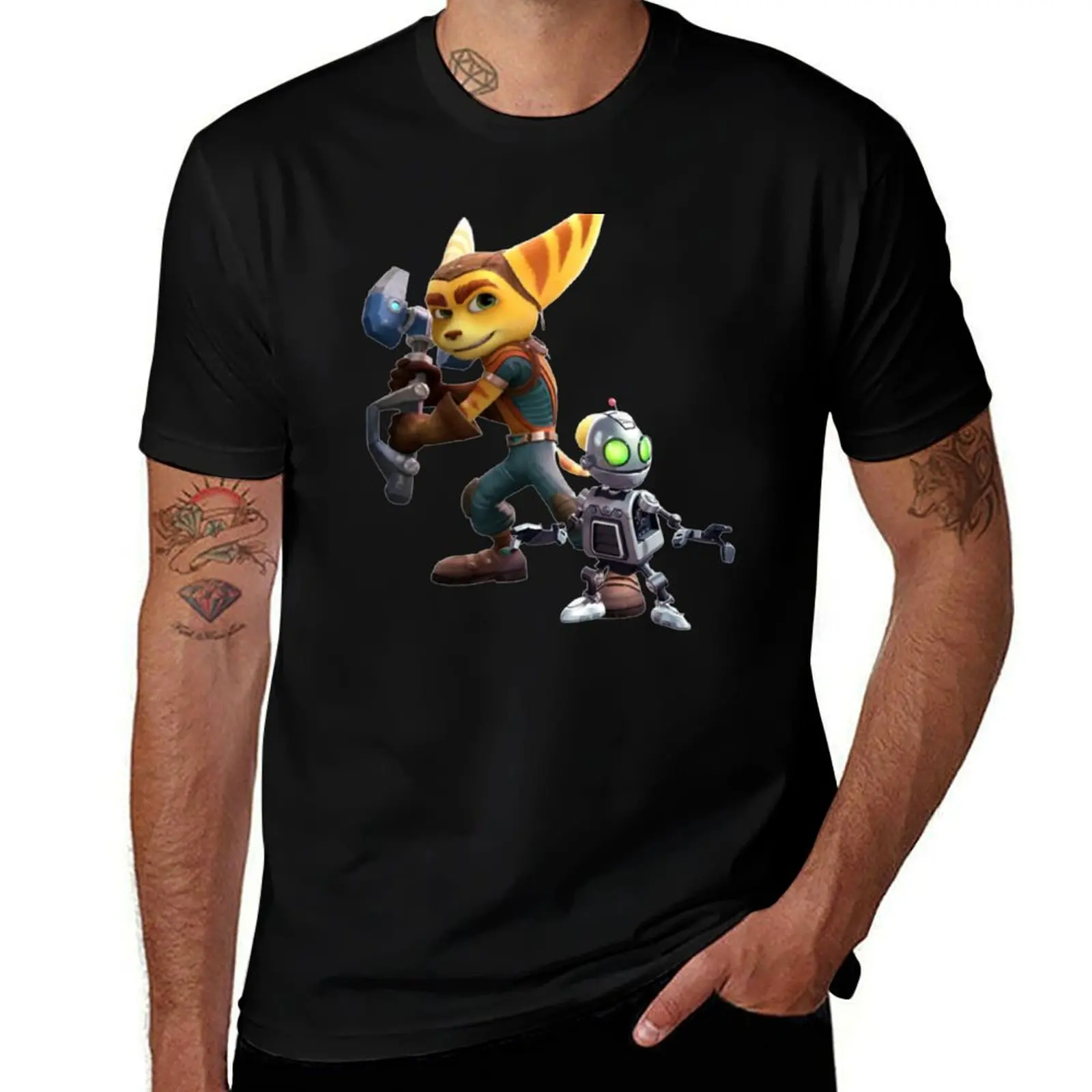 

Ratchet & Clank T-Shirt man graphic t shirt cotton t shirt pack graphic t shirts for man T-shirt