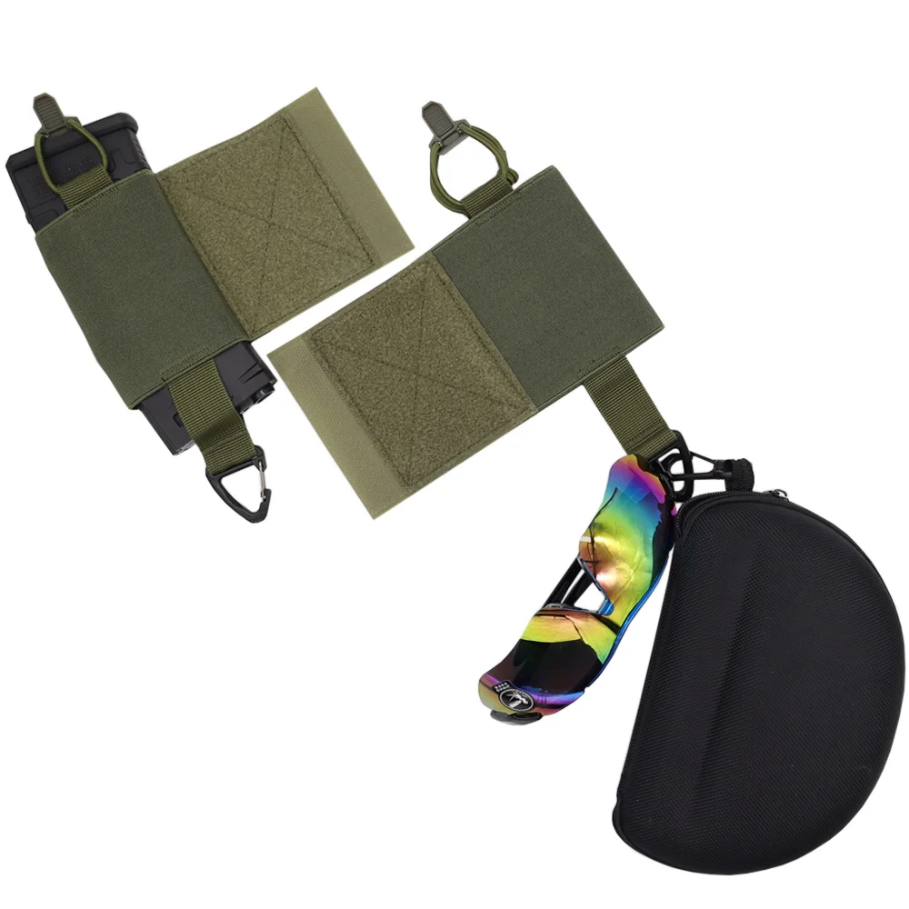 Tactical Vest Wingman Ferro Style Elastic Radio Holder Magazine Pouch V2 Side Pouch With Hook FCPC V5 Airsoft Hunting Equipment