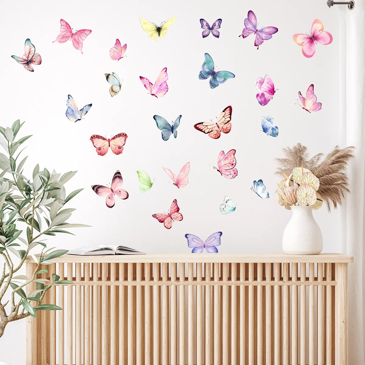 25pcs Beautiful Butterfly Wall Stickers for Living Room Bedroom Decoration Self Adhesive Wall Decals Baby Girl Room Wall Decor