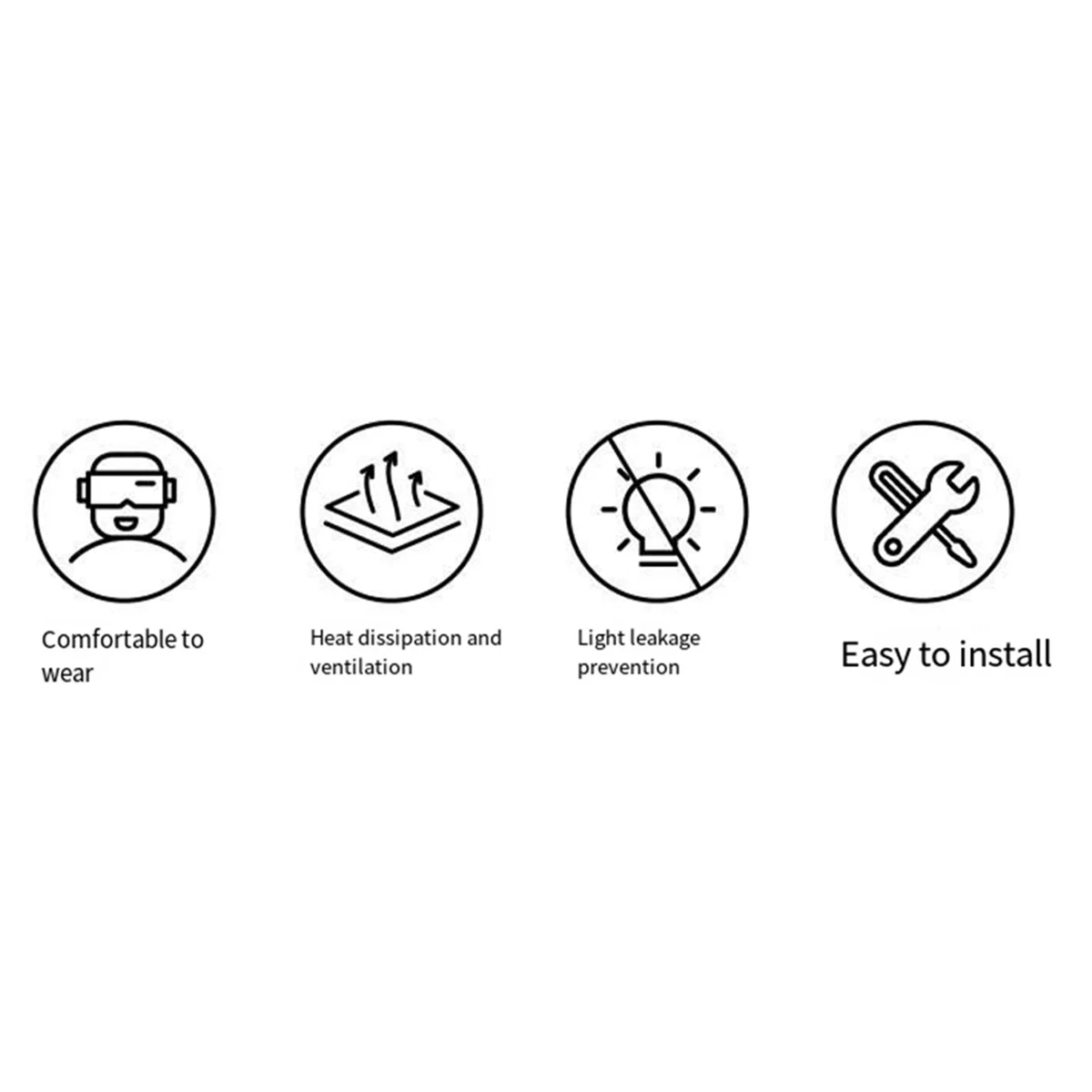 AU47-قناع الوجه ل كوة كويست 3S وسادة قناع حامي وسادة العين لملحقات ميتا كويست 3 S #2