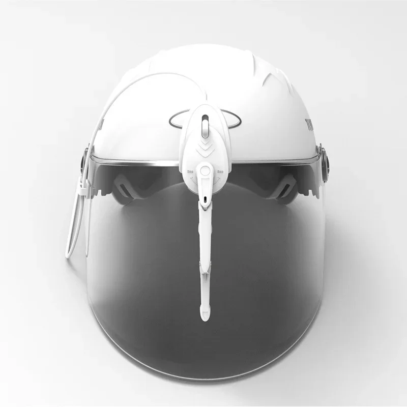 Semi-automatic helmet wipers Electric locomotive full helmet face-off helmet wipers