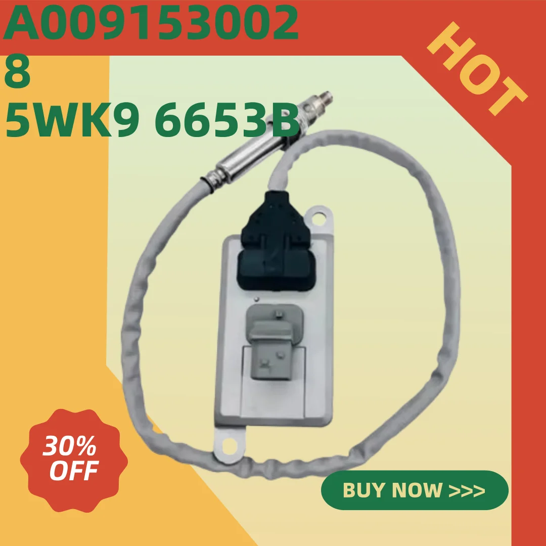 Hot-selling product Nitrogen Oxygen Sensor A0091530028 5WK9 6653B New NOX Sensor For Euro 6 Truck 24V