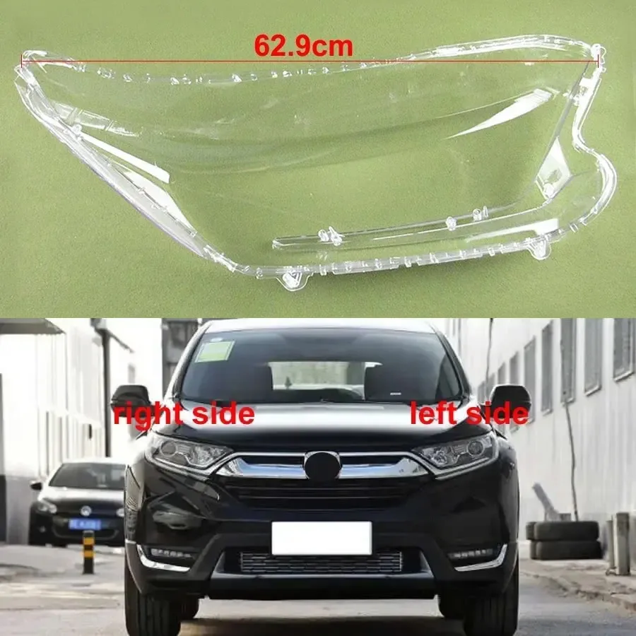 

For Honda CRV CR-V 2017 2018 2019 2020 Front Headlamp Cover Transparent Lamp Case Headlight Shell Lens Lampshade Plexiglass
