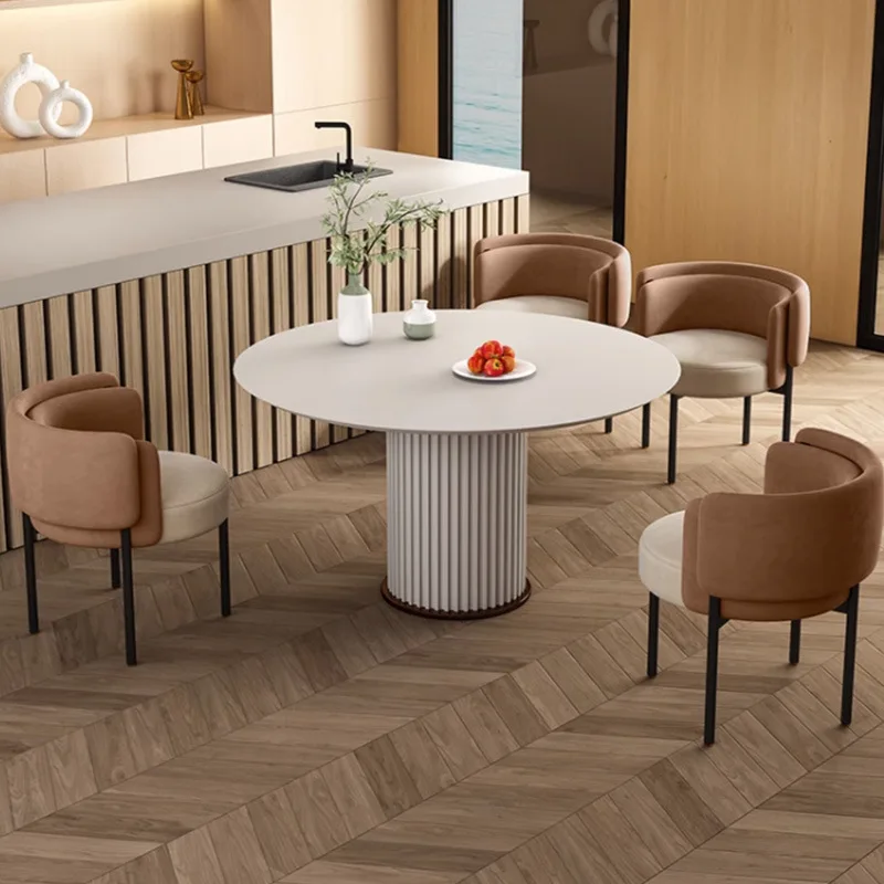 Custom Italian Light Luxury Coffee Commercial Reclining Chairs Home Living Room Furniture Dining Chair