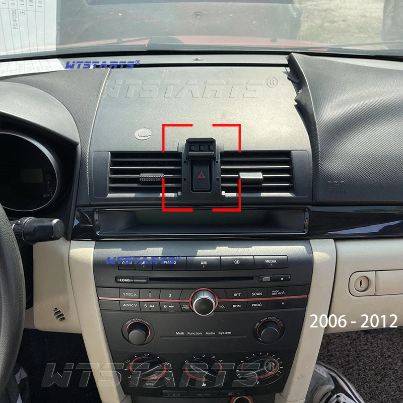 Mazda 3 2006-2012 조정 가능한 자동차 전화 홀더 모바일 마운트 중력 GPS 회전식 탐색 브래킷 자동차 액세서리