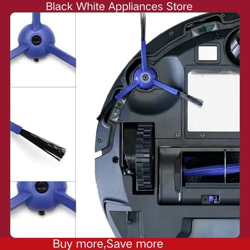 Spazzola laterale principale Filtro HEPA Panno per pulizia Parti di ricambio come mostrato in plastica per aspirapolvere robot Eufy Robovac X8